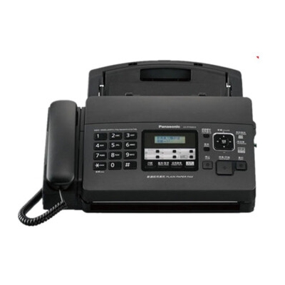 全新kxfp7009cn普通纸传真机a4专用电话一体机中文显 松下7009全中文显示黑色